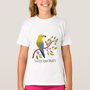 Camiseta ladybug insecto delicioso pájaro colorido