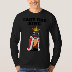 Camiseta Ladybug King Boys Ladybug Mens Ladybug