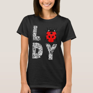 Camiseta Ladybug Ladybug Insectos Lady Leopard Cute Ladybug