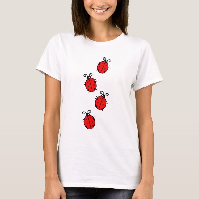 Camiseta Ladybug Red Black (Anverso)