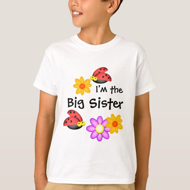 Camiseta Ladybug y Flowers (Anverso)
