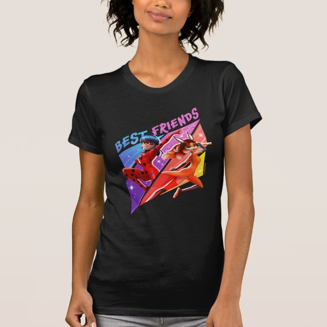 Camiseta Ladybug y Rena Rouge | Mejores amigos (Anverso)