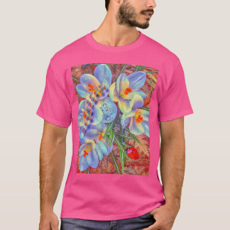 Camiseta Ladybugs Y Flores
