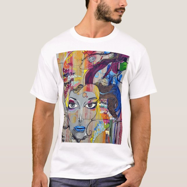Camiseta Ladyface art (Anverso)