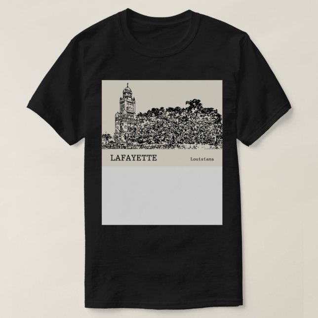 Camiseta Lafayette Louisisna TShirt (Diseño del anverso)