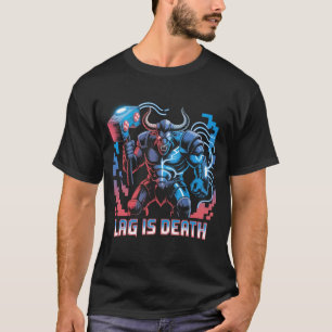 Camiseta Lag es el Cyberpunk Minotau, un jugador de camiset