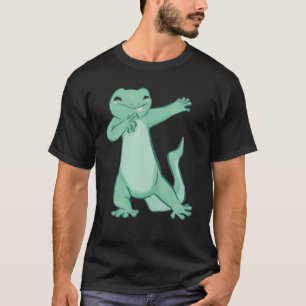 Camiseta Lagartija bailarina en verde para reptiles y dragó