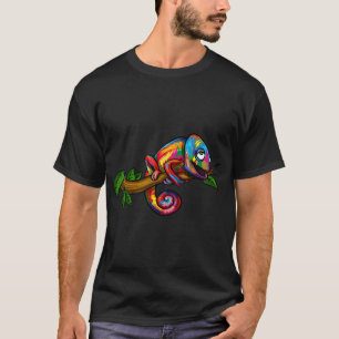 Camiseta Lagarto Arcoíris Camaleón