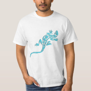 Camiseta Lagarto azul tribal