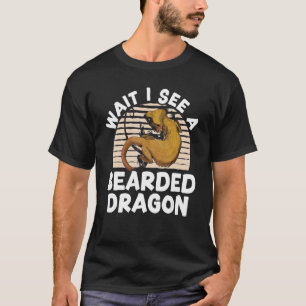 Camiseta Lagarto barbudo reptil Pogona Dragón barbudo