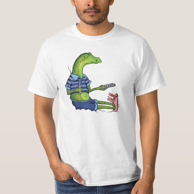 Camiseta Lagarto con los deslizadores del conejito (Anverso)