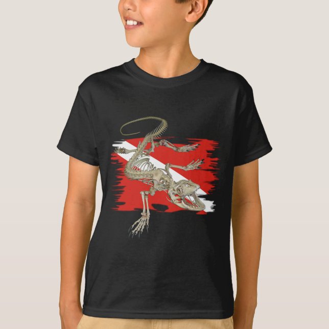 Camiseta Lagarto de la zambullida (Anverso)