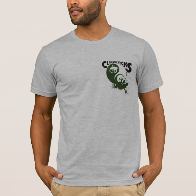 Camiseta Lagarto de las rocas que sube (Anverso)