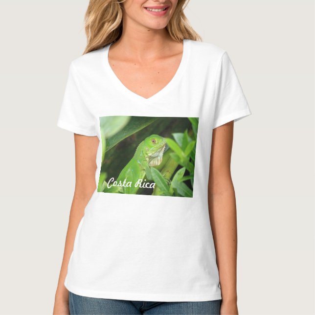 Camiseta Lagarto de Rican de la costa (Anverso)