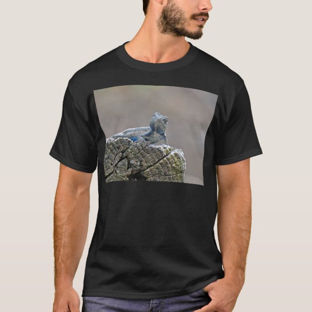 Camiseta Lagarto de vientre azul caimán (Anverso)