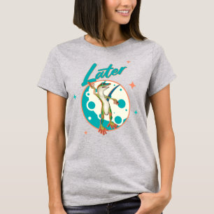 Camiseta Lagarto Divertido Más Tarde Humor Procrastinación
