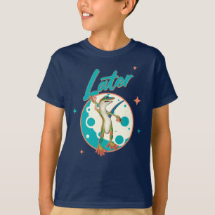 Camiseta Lagarto Divertido Más Tarde Humor Procrastinación