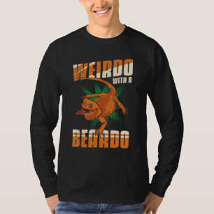 Camiseta Lagarto Dragón Barbudo Bicho Raro Con Un Bigote A 