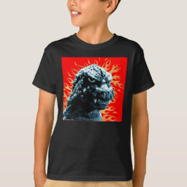 Camiseta 'Lagarto gigante en el fuego