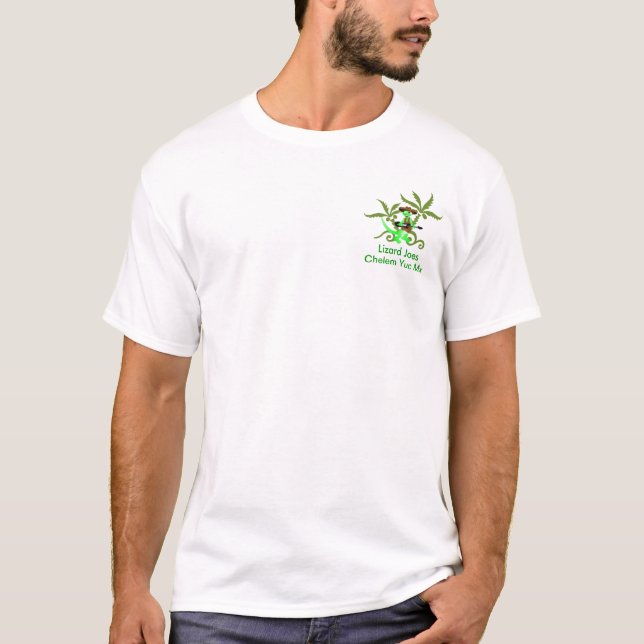 Camiseta Lagarto Joes del En de Esta Noche de la roca (Anverso)
