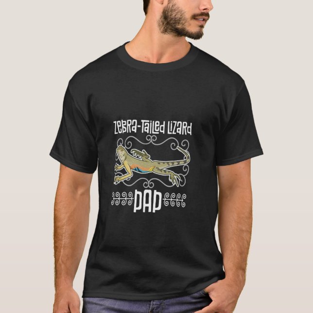 Camiseta Lagarto Padre de Cola de Cebra (Anverso)