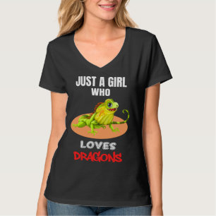 Camiseta Lagarto Solo Una Chica Que Ama Lagartos para Lagar