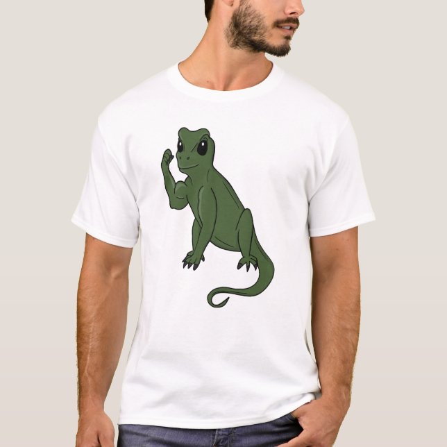 Camiseta Lagarto Verde Flex (Anverso)