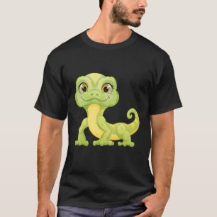 Camiseta Lagarto Verde Pequeño Iguana Reptiles