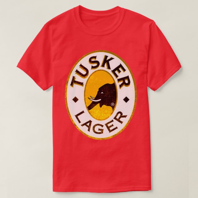 Camiseta Lager de Tusker Long (Diseño del anverso)