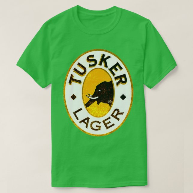Camiseta Lager de Tusker Long (Diseño del anverso)