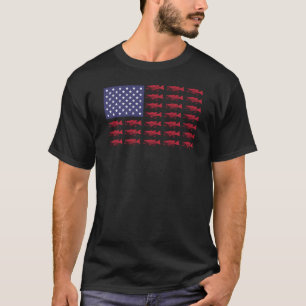 Camiseta Lagermouth Bass Vintage Estados Unidos Fish Americ