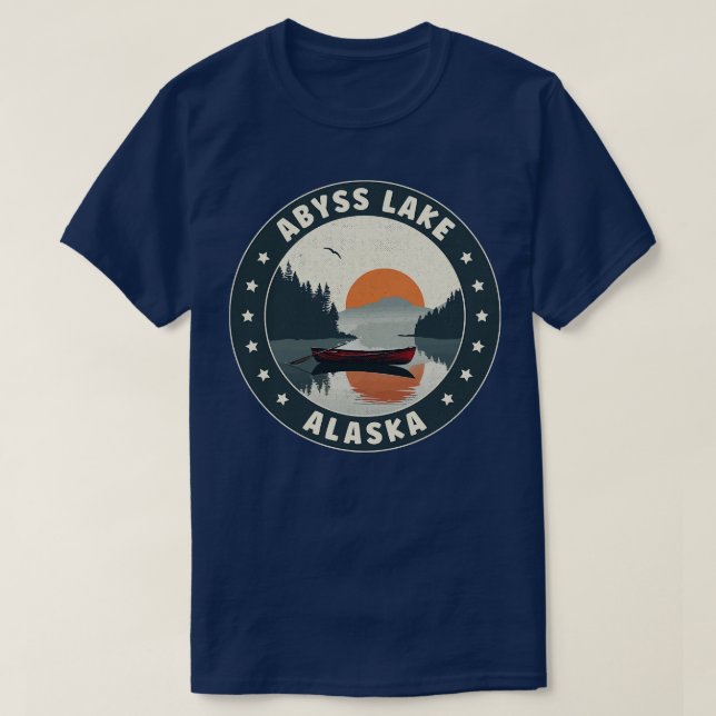 Camiseta Lago Abyss Alaska Sunset TShirt (Diseño del anverso)