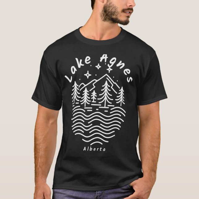 Camiseta Lago Agnes Alberta (Anverso)