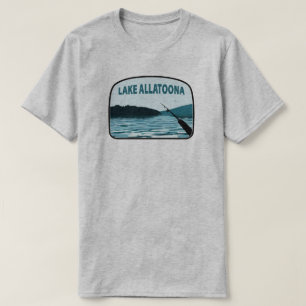 Camiseta Lago Allatoona Georgia Pescado Rod