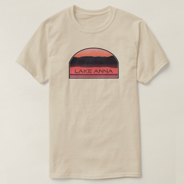 Camiseta Lago Anna Virginia Red Sunrise (Diseño del anverso)