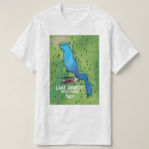 Camiseta Lago Annecy, Alta Saboya, Francia