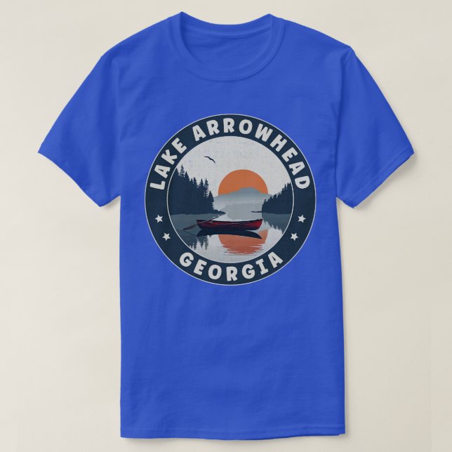 Camiseta Lago Arrowhead Georgia Sunset TShirt (Diseño del anverso)