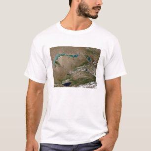 Camiseta Lago Balkhash en el este de Kazajistán