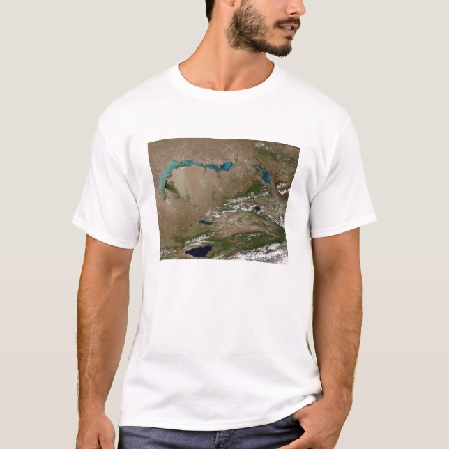 Camiseta Lago Balkhash en el este de Kazajistán (Anverso)