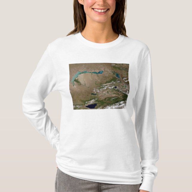 Camiseta Lago Balkhash en el este de Kazajistán (Anverso)