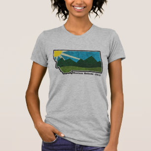Camiseta Lago Bitterroot de la locura de Montana
