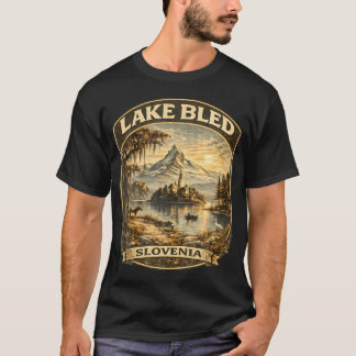 Camiseta Lago Bled Eslovenia Lago Bled Senderismo