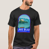 Lago Bled Eslovenia Viaje Retro Viaje Arte Viaje V