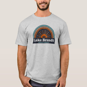Camiseta Lago Brandt North Carolina Rainbow