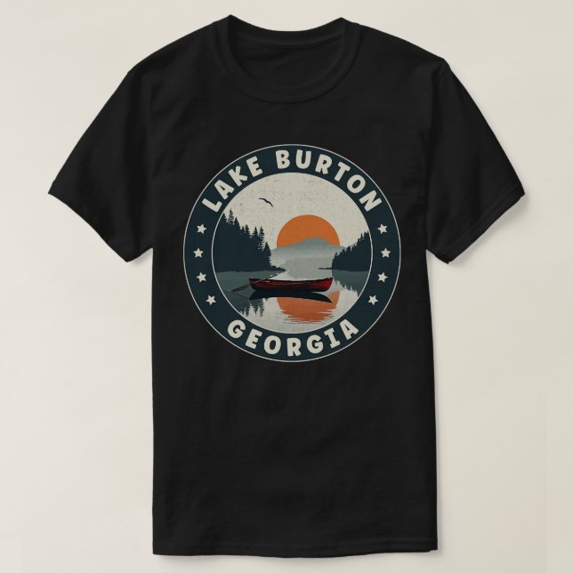 Camiseta Lago Burton Georgia Sunset TShirt (Diseño del anverso)