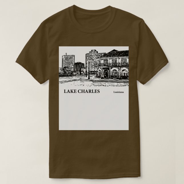 Camiseta Lago Charles Louisiana TShirt - 2 (Diseño del anverso)