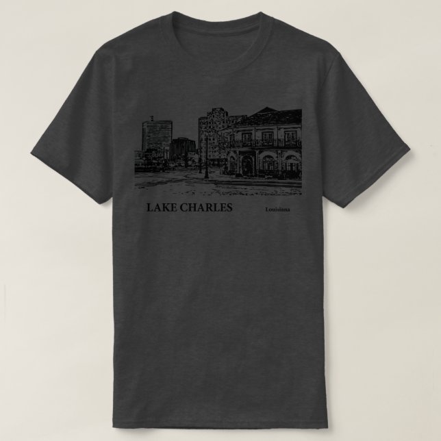 Camiseta Lago Charles Louisiana TShirt - 3 (Diseño del anverso)