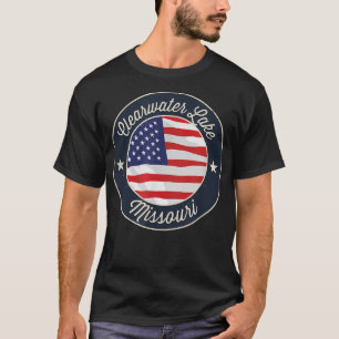 Camiseta Lago Clearwater - Patriotic Missouri Souvenir T-Sh