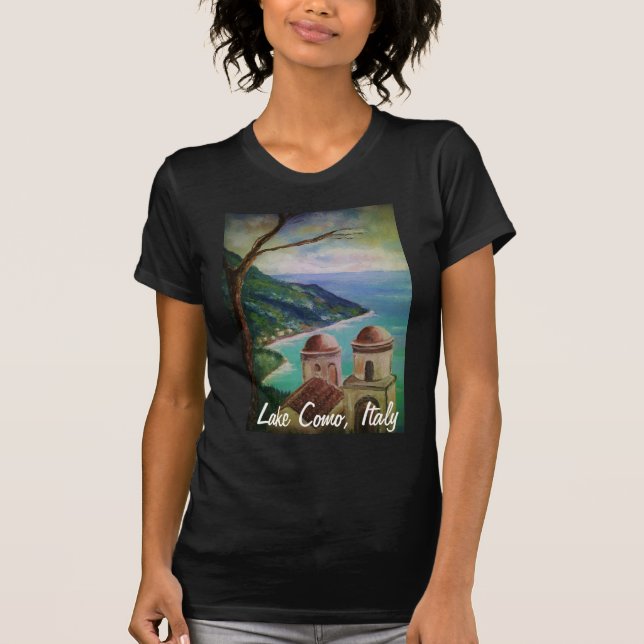 Camiseta Lago Como, Italia (Anverso)
