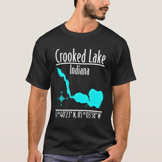 Camiseta Lago Crooked Indiana (Anverso)